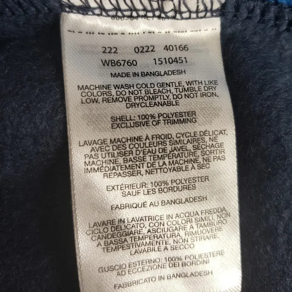 Columbia steens mountain II fleece full zip jacket blue kids youth M 10/12